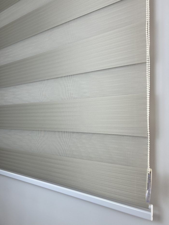 Kahverengi Pileli Zebra Perde Ev&Ofis Perdesi Aluminyum Sistem - Görsel 2