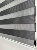 Antrasit Pileli Zebra Perde - Görsel 2